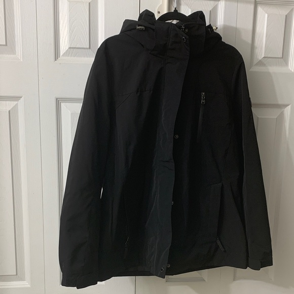 Calvin Klein women’s Black Raincoat - Picture 1 of 15